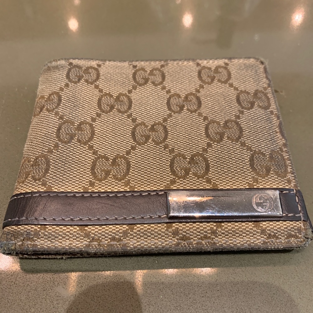 Gucci GG canvas bifold wallet